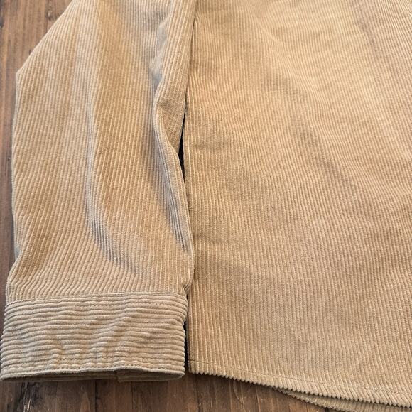 BUFFALO David Bitton Jeremias Corduroy Shacket Mens Size XL Tan Button Up Shirt - Picture 12 of 16